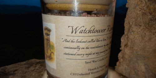 Watchtower Resin - Sand Wax Candle