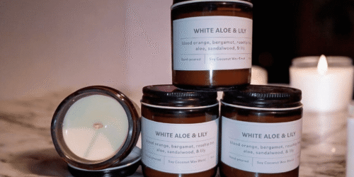 White Aloe & Lily - Soy Candle